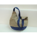 Bolso de tela con flor 2 colores