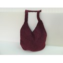 Bolso de tela redondo liso